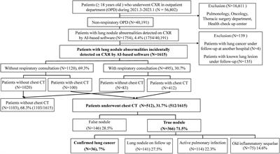 Impact of AI-assisted CXR analysis in detecting incidental lung nodules and lung cancers in non-respiratory outpatient clinics